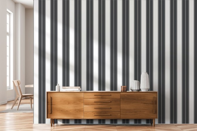 Coloring Heritage Stripes Black - 1031801-01 - 04789-01 paint Wallpassion